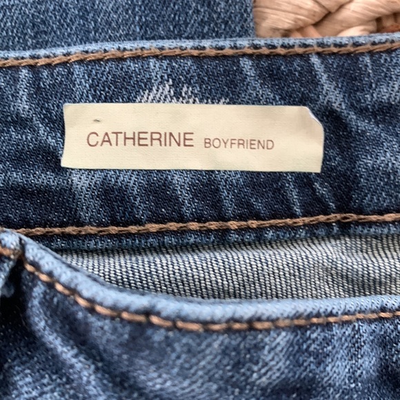 KFTK Catherine Boyfriend Plaid Patch Jean - Picture 14 of 16